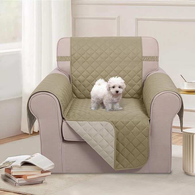 U-NICE HOME Recliner Chair Covers Reversible Chair Cover Pet Covers - Image 2