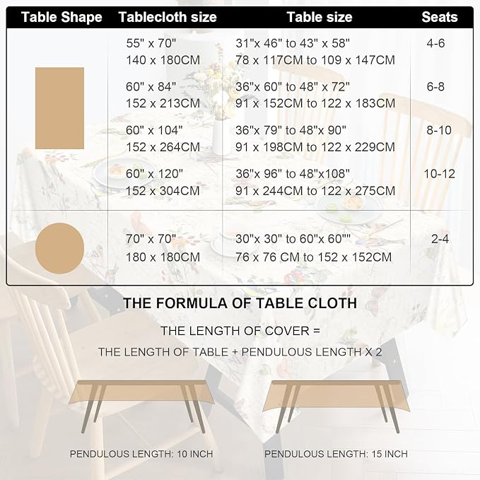 Christmas Gingerbread Tablecloth Waterproof, Candy Cane Table Cloth Rectangle - Image 6