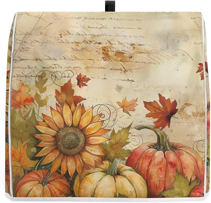 Pumpkin Mixer Cover for Kitchen Aid 4.5-5 Qt Mixer, Maple Leaf Small Appliance - Image 7