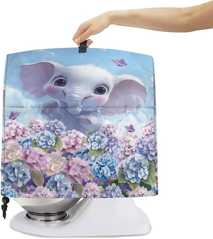 Cute Cartoon Elephant Mixer Cover Stand Dust Proof Covers - Image 4