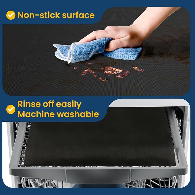 Oven Liners for Bottom of Electric Gas Oven -3Pack Large Heavy Duty Oven - Image 7