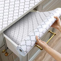 Shelf and Drawer Liner for Kitchen Cabinets Non-Adhesive, Strong Grip Non-Slip by Shinlendid