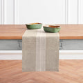 Solino Home Stripe Linen Table Runner 108 Inches Long by SolinoHome