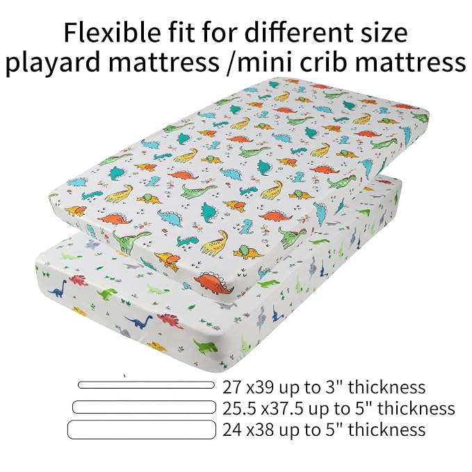 Onacosht Pack n Play Sheets 2 Pack - Image 4
