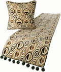 The HomeCentric Beige Bed Runner Without Pillow Cover, Queen Size 74"x18" by TheHomeCentric