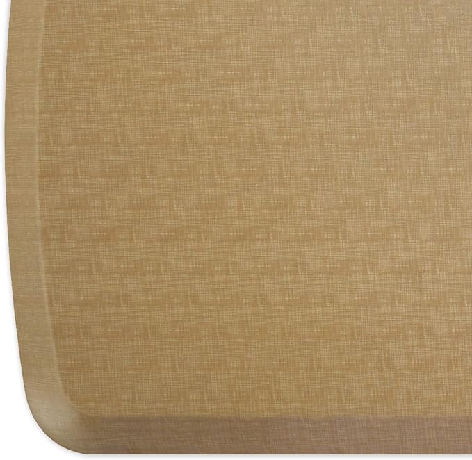 GelPro Elite Premier Anti-Fatigue Kitchen Comfort Floor Mat, Linen Khaki Stain by GelPro