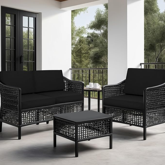 idee-home Outdoor Cushions for Patio Furniture, Outdoor Seat Cushion, - Image 3