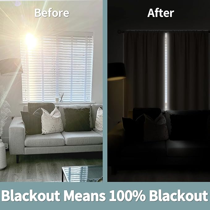 BGment 100% Blackout Curtains for Bedroom - Image 3