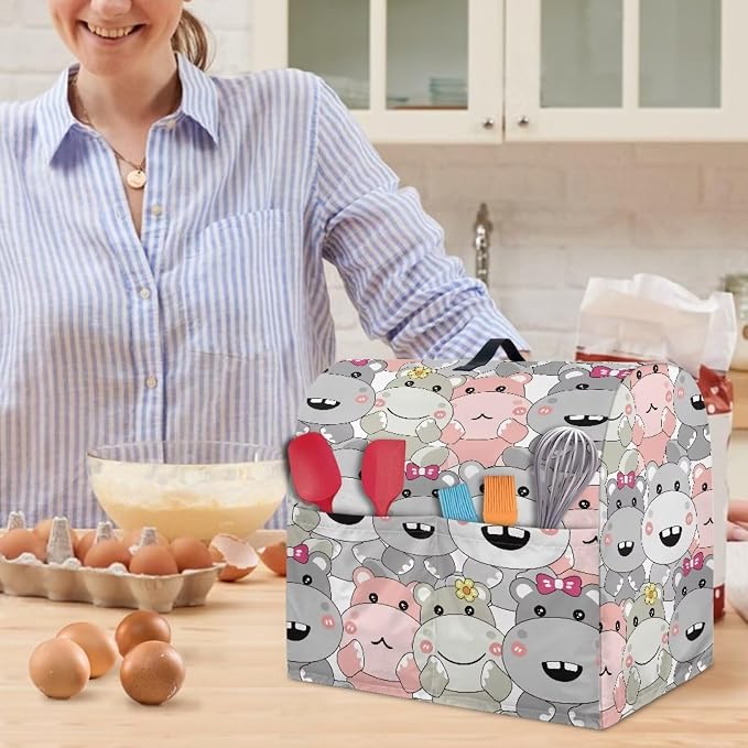 Cartoon Baby Hippo Mixer Covers Dust Mixer Covers - Image 5