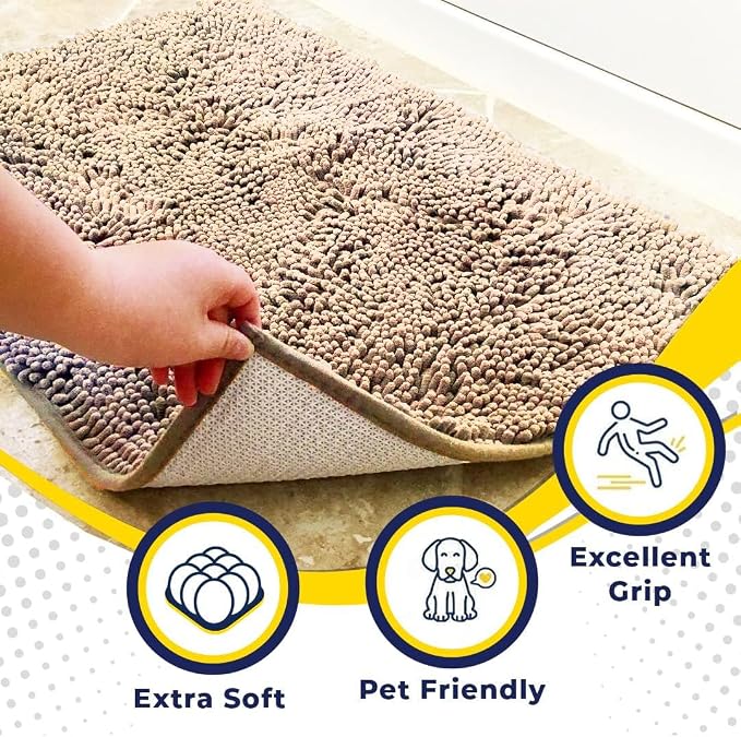 Muddy Mat® AS-SEEN-ON-TV Highly Absorbent Microfiber Door Mat and Pet Rug - Image 2