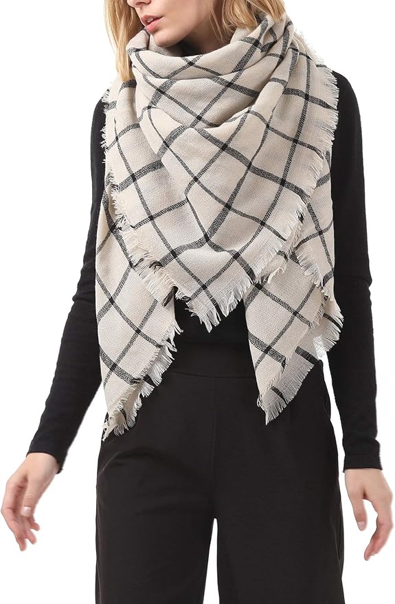 American Trends Women's Cozy Warm Winter Fall Blanket Scarf Stylish Soft Chunky - Image 2