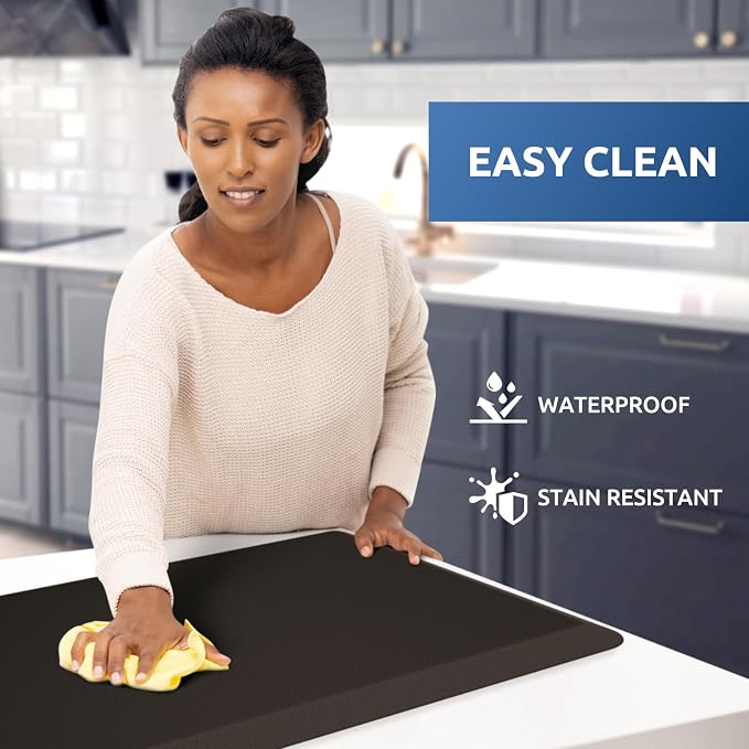 KitchenClouds Kitchen Mat Cushioned Anti Fatigue Kitchen Rug 17.3"x39" - Image 3