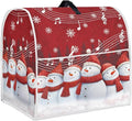 Christmas Stand Mixer Cover 4.5-5 Quart Kitchen Mixer Cover Snowman Food by HUISEFOR
