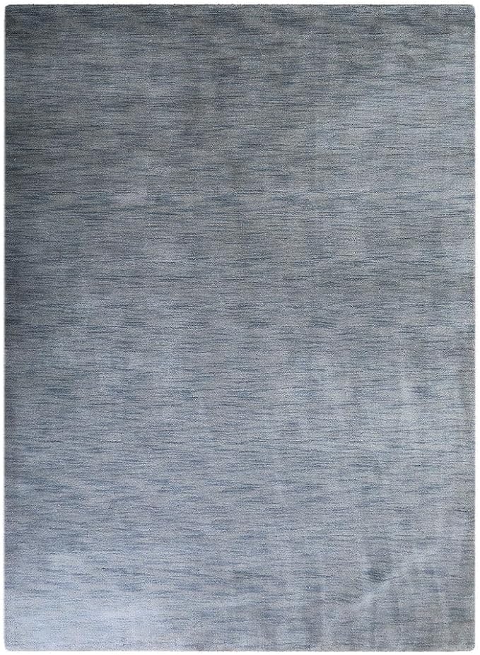 Rugsotic Carpets Hand Knotted Gabbeh Wool 3'x5' Area Rug Solid Light Blue L00111 - Image 2