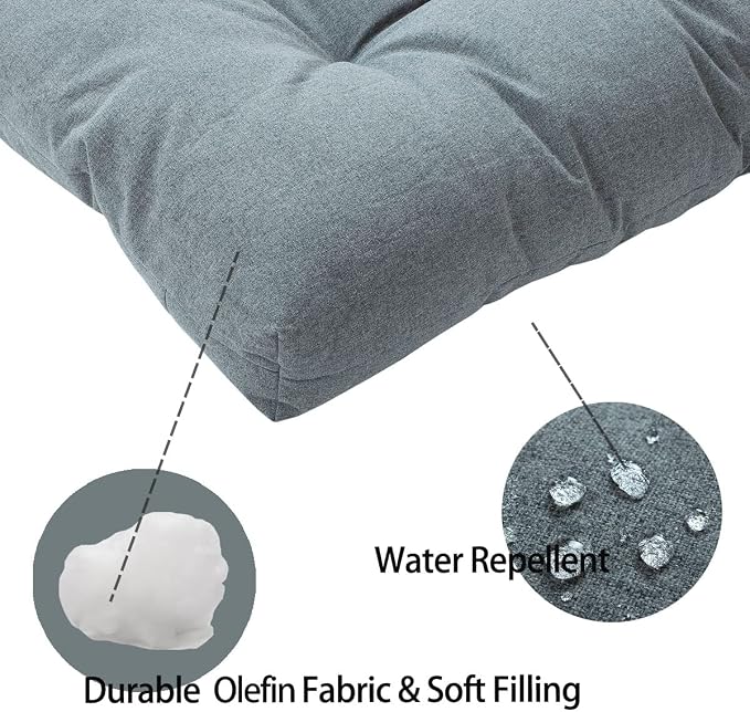 FUNHOME Outdoor Bench Cushion 48 x18 inch - Image 3