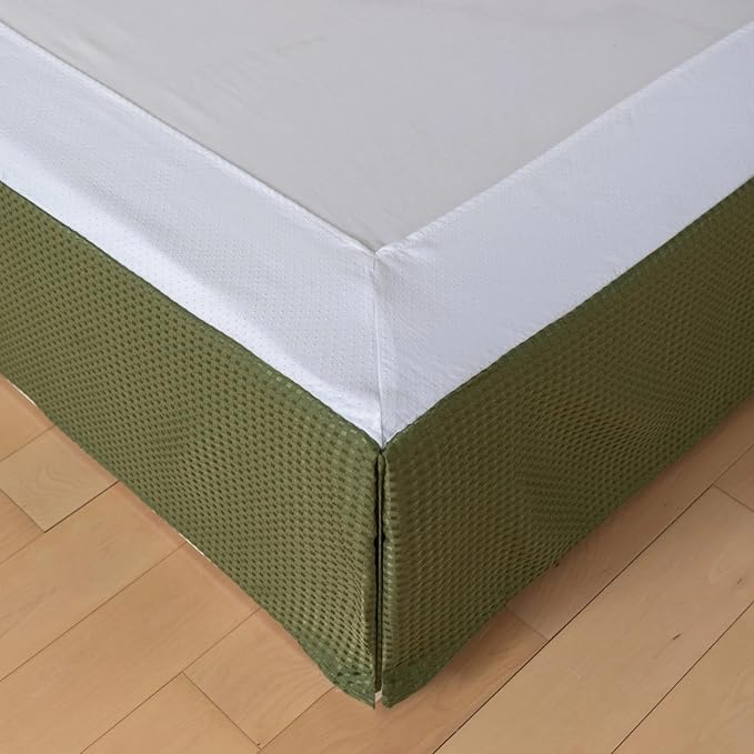 King Bed Skirt, Wrap Around Bed Skirt by xuandian