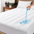 Full Size Waterproof Mattress Protector Quilted, Breathable Ultra-Soft Filling by Unilibra