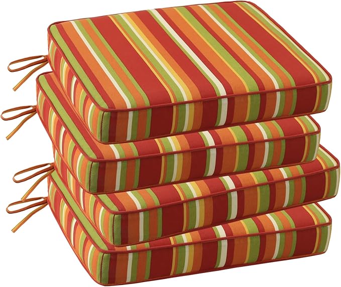 Outdoor Square Corner Seat Cushion, Non Slip Seat Cushion Pads by Supdurplus