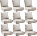 Outdoor Cushion Set for Furniture Patio Furniture, UV Resistant, Water Resistant by PLANNTONNEO