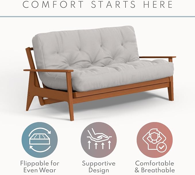 Royal Sleep Products by The Futon Factory 6 inch Memory Foam Futon Mattress - Image 4