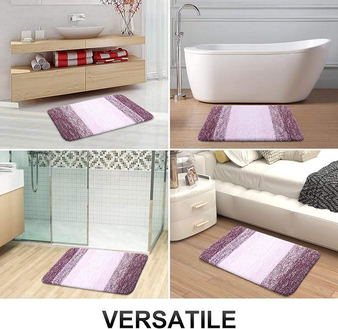 OLANLY Luxury Toilet Rugs U-Shaped 24x20, Extra Soft and Absorbent Microfiber - Image 7