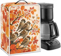 Coffee Maker Cover with Handle Maple Cardinal Dust Protection Washable Foldable by Unknown