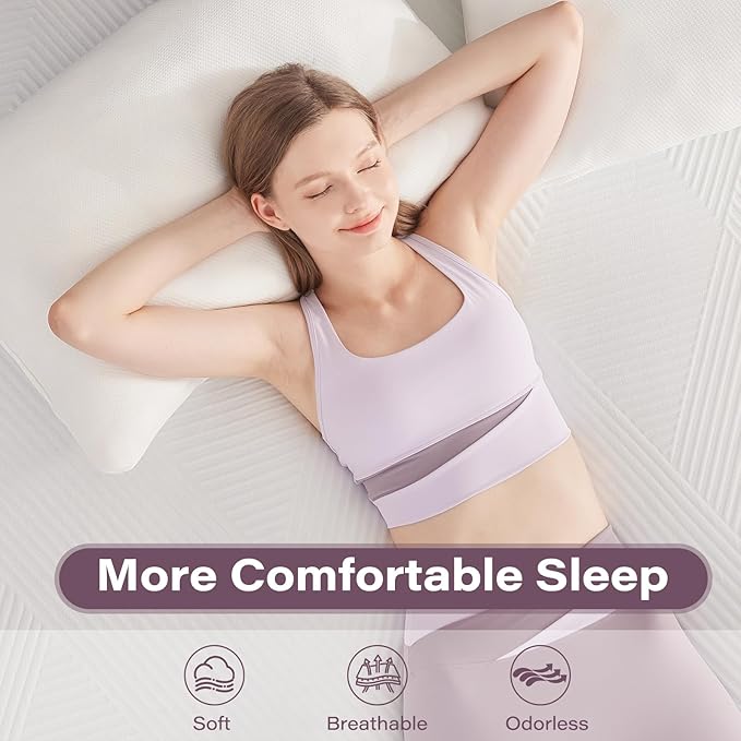 2 Inch Memory Foam Mattress Topper Twin Size - Image 4