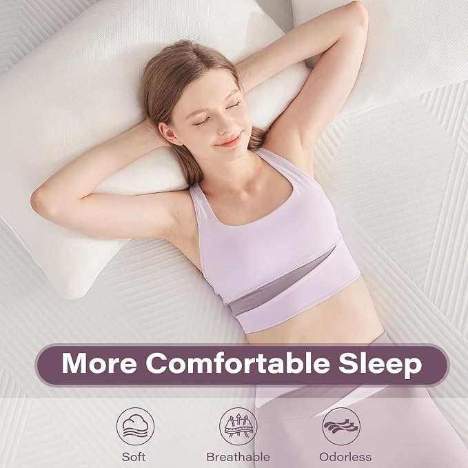 3 Inch Memory Foam Mattress Topper Queen Size - Image 4