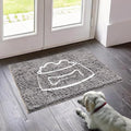 Muddy Mat® Pet Bowl Dog Door Embroidery Mat Super Absorbent Microfiber Indoor by MuddyMat%C2%AE