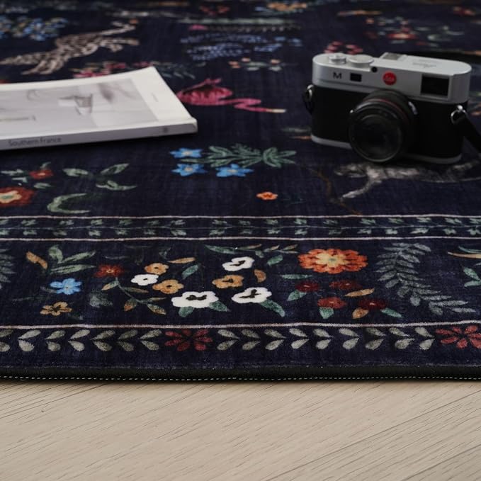 Rugcomf Runner Rug for Kitchen Rug Non Slip 2'6''x8' Washable Rugs - Image 7