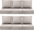 Luxury 24x24x6 Inch Outdoor Furniture Cushions Set of 6 by ACTREST