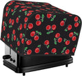 Red Black Cherry 4 Slice Toaster Cover, Waterproof Toaster Dust Cover Bread by Unknown