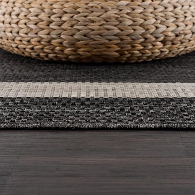 CAMILSON Outdoor Rug 6x9, Modern Outside Rugs - Image 8