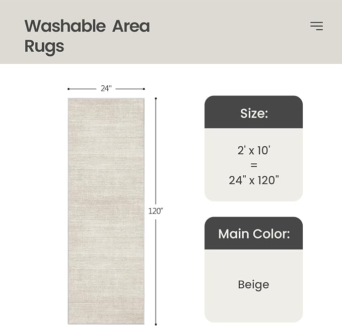 Valenrug Washable Rugs 2x10 - Image 2