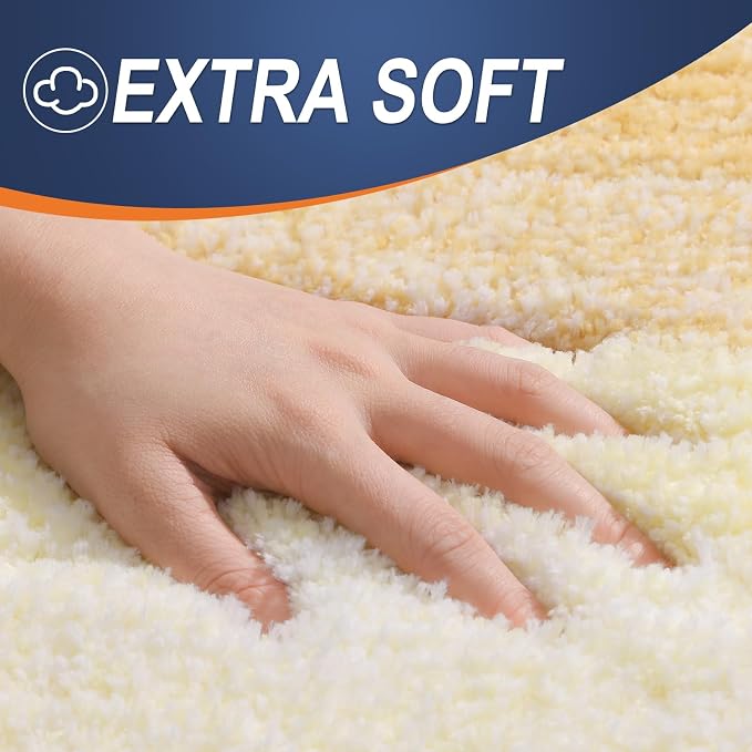 OLANLY Bathroom Rugs Mat 24x16, Extra Soft Absorbent Microfiber Bath Rugs - Image 2