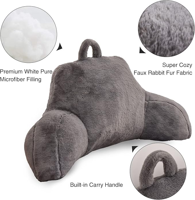 Aimuan Reading Pillow Bed Rest Wedge Large Adult Backrest Pillow - Image 4