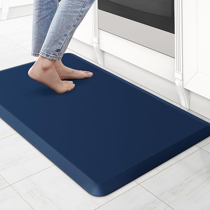 KitchenClouds Kitchen Mat Cushioned Anti Fatigue Rug 17.3"x28" Waterproof Non by KitchenClouds