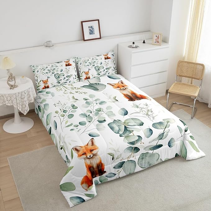 Erosebridal Girls Cartoon Animal Toddler Comforter Set - Image 4