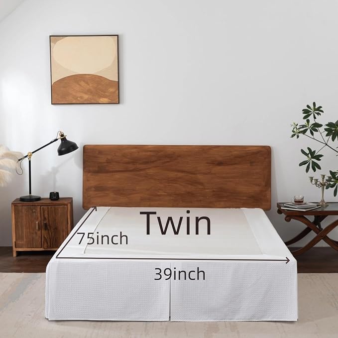 Twin Bed Skirt, Wrap Around Bed Skirt - Image 2