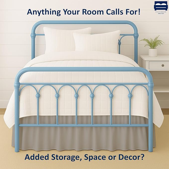 Cottingon Bed Skirt Twin 24" Drop - Image 4