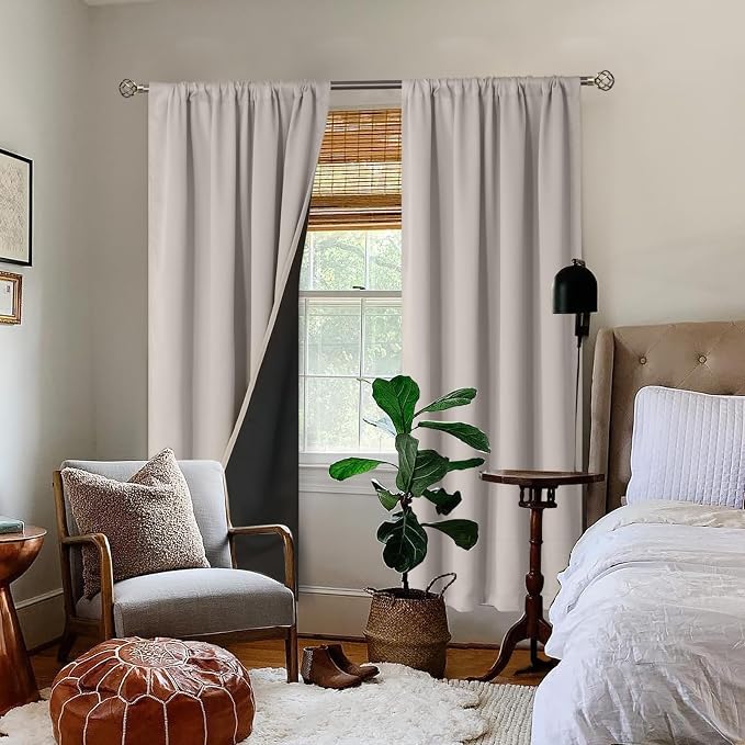 BGment Cashmere Blackout Curtains - Image 2