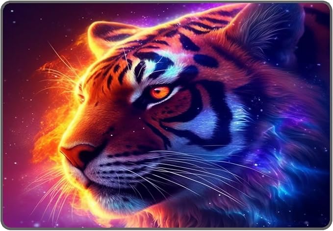 Galaxy Tiger Rug Large 3D Fierce Tigers Area Rugs - Image 6