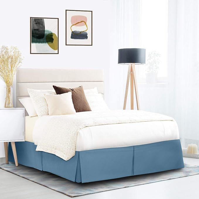Nestl Blue Heaven Bed Skirt Queen Size - Image 9