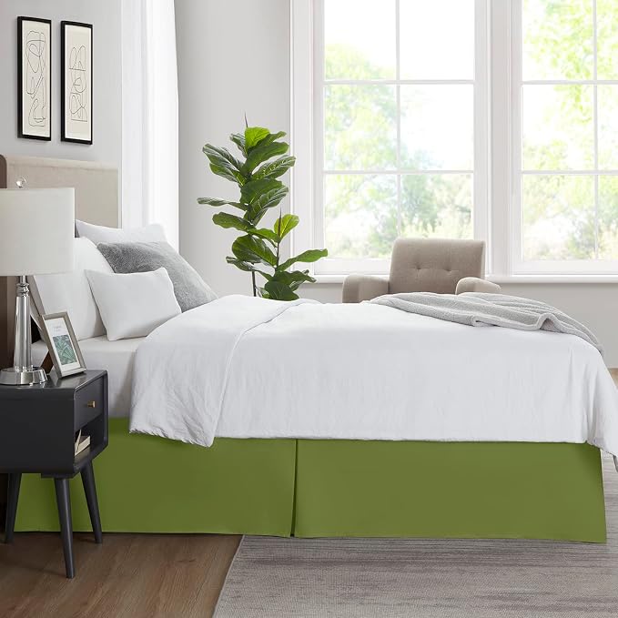 Nestl Calla Green Bed Skirt Queen Size - Image 7