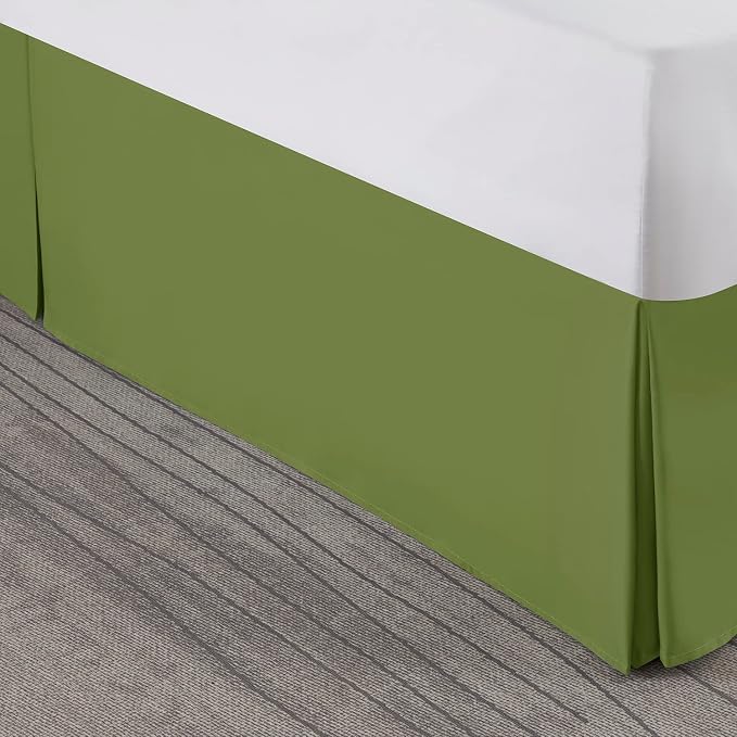 Nestl Calla Green Bed Skirt Queen Size - Image 8