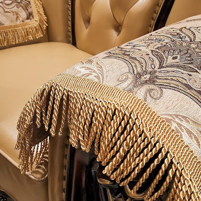LUFEIJIASHI Luxury Couch Arm Covers, Washable Armrest Covers - Image 5
