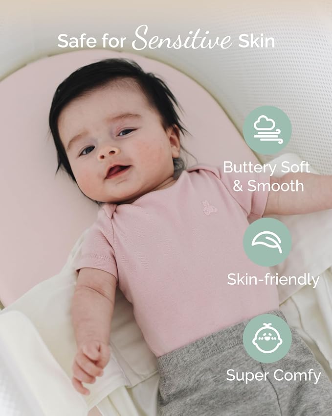 Bassinet Fitted Sheets for Dream on Me Traveler Portable Bassinet & Skylar - Image 5