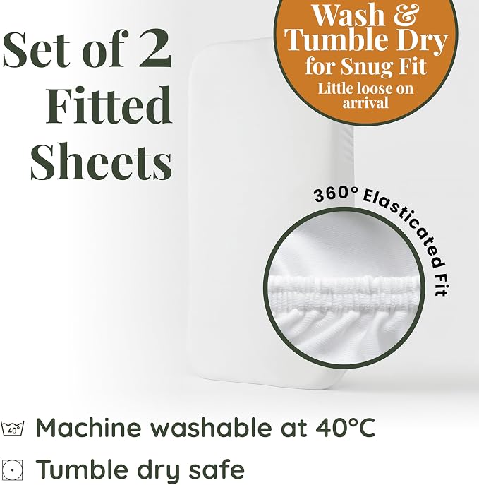 GOTS 100% Organic Bassinet Sheets - Image 7