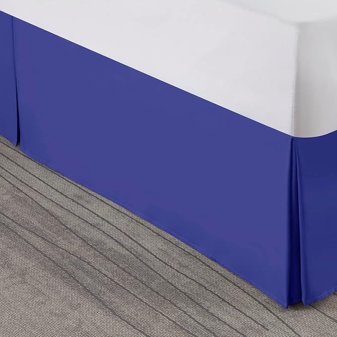 Nestl Royal Blue Full XL Bed Skirt - Image 8