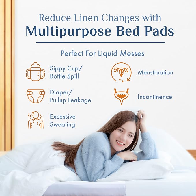 Washable Incontinence Bed Pad 36x72 – Soft, Absorbent & Waterproof Mattress - Image 6